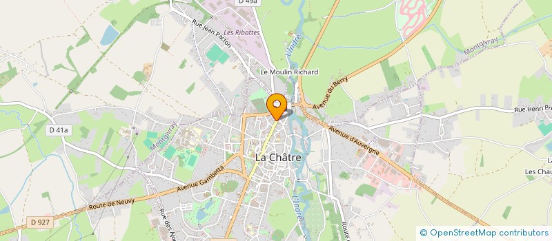 localisation de l'entreprise SCI AUROY VILLATTE à LA CHATRE