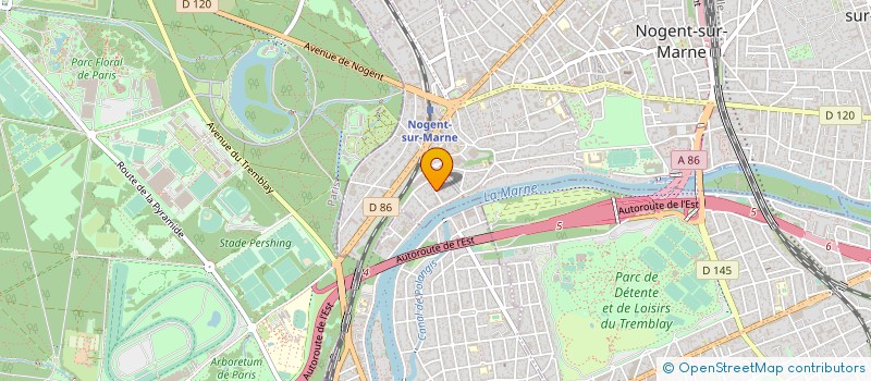 localisation de l'entreprise SCI AURPHAEL  NOGENT-SUR-MARNE