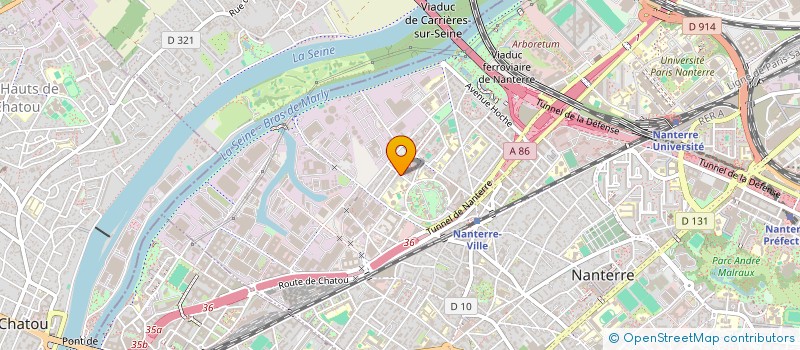 localisation de l'entreprise SCI AURPI 2003  NANTERRE