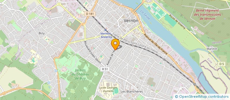 localisation de l'entreprise SCI AURSE  VERNON