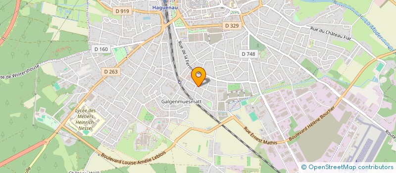 localisation de l'entreprise SCI AURTHO  HAGUENAU