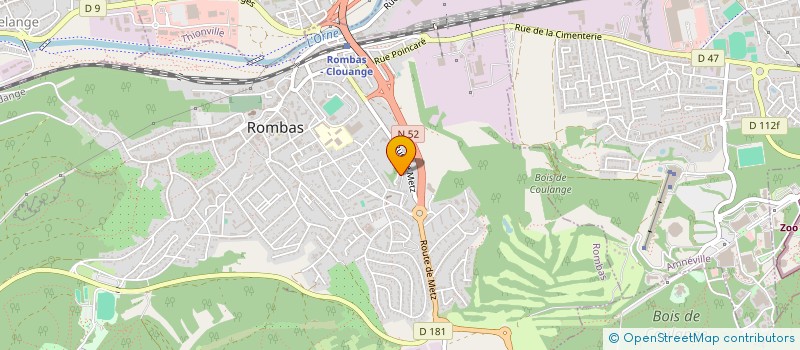 localisation de l'entreprise SCI AURYAN  ROMBAS