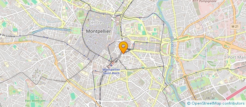 localisation de l'entreprise SCI AUSA à MONTPELLIER