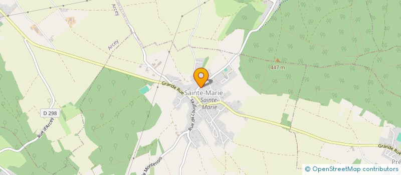 localisation de l'entreprise SCI AUSOJE à SAINTE-MARIE