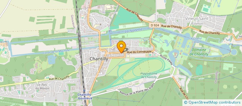 localisation de l'entreprise SCI AUSONE  CHANTILLY