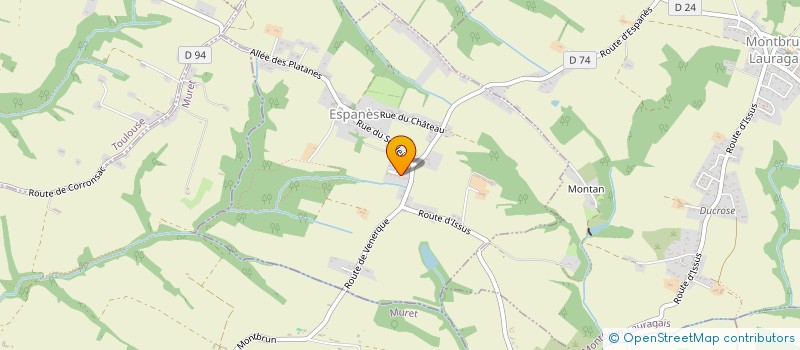 localisation de l'entreprise SCI AUSONE  ESPANES