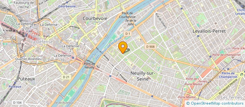 localisation de l'entreprise SCI AUSSA à NEUILLY-SUR-SEINE