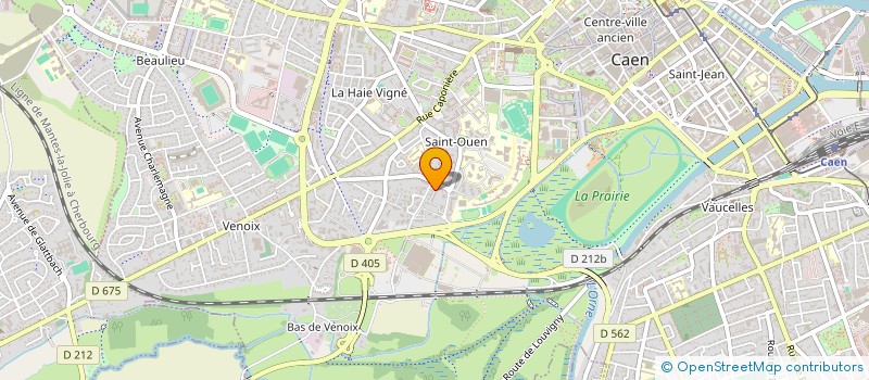 localisation de l'entreprise SCI AUSSAGE à CAEN
