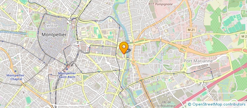 localisation de l'entreprise SCI AUSSIE à MONTPELLIER