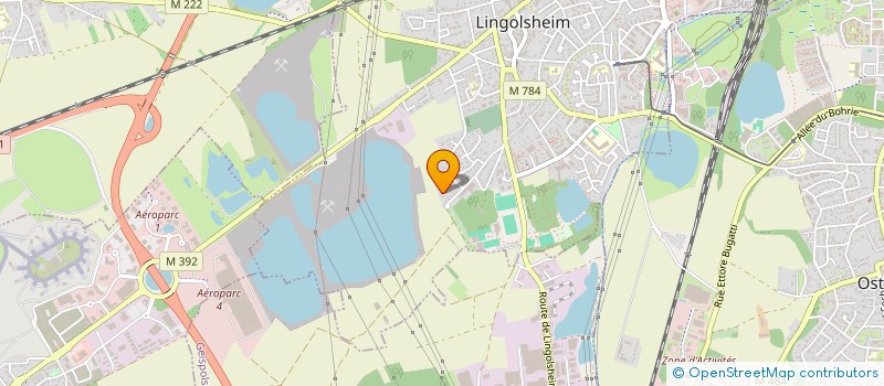 localisation de l'entreprise SCI AUSTERLITZ 2003  LINGOLSHEIM