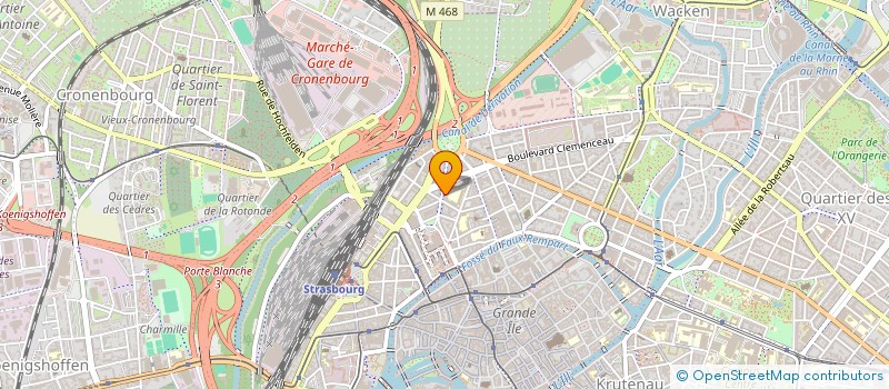 localisation de l'entreprise SCI AUSTERLITZ à STRASBOURG