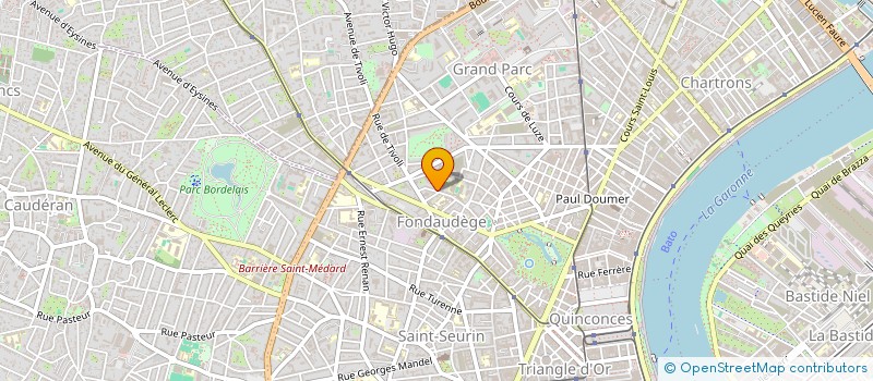 localisation de l'entreprise SCI AUSTERLITZ à BORDEAUX