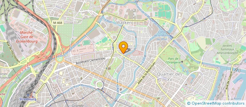 localisation de l'entreprise SCI AUSTERLITZ 6  STRASBOURG