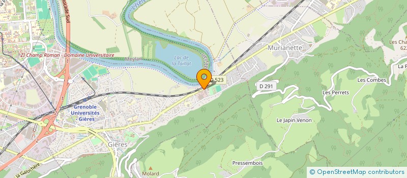 localisation de l'entreprise SCI AUSTRAL  GIERES