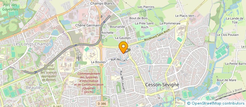 localisation de l'entreprise SCI AUSTRALIA à CESSON-SEVIGNE