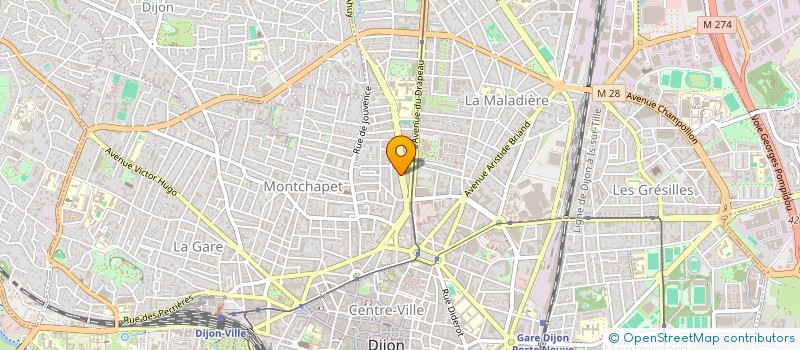localisation de l'entreprise SCI AUSYL à DIJON