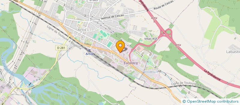 localisation de l'entreprise SCI AUTAA  ARTIX