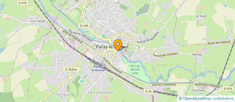 localisation de l'entreprise SCI AUTAIL  PARAY-LE-MONIAL