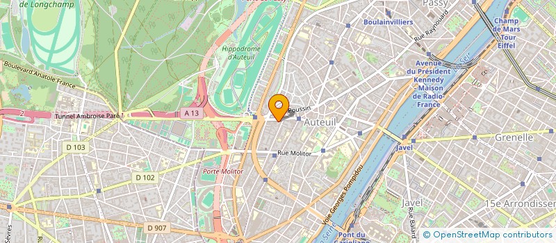 localisation de l'entreprise SCI AUTEUIL 71  PARIS