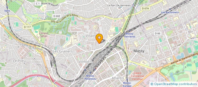 localisation de l'entreprise SCI AUTEUIL à MASSY