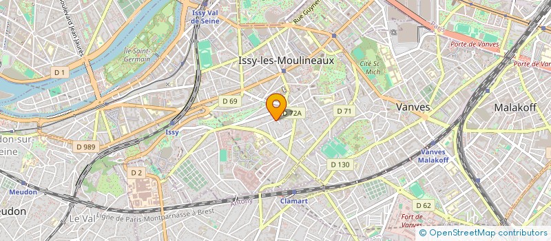 localisation de l'entreprise SCI AUTEUIL VERDERET à ISSY-LES-MOULINEAUX