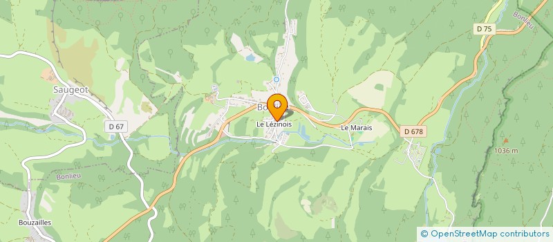 localisation de l'entreprise SCI AUTHODONIC  CLAIRVAUX-LES-LACS