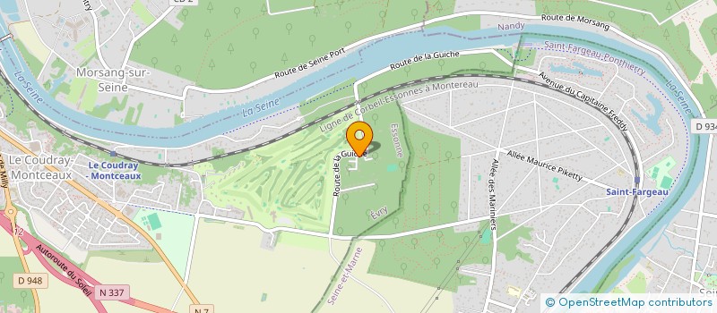 localisation de l'entreprise SCI AUTHOLUC  LE COUDRAY-MONTCEAUX