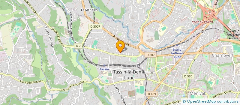 localisation de l'entreprise SCI AUTHOUR  TASSIN-LA-DEMI-LUNE