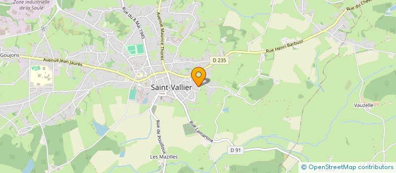 localisation de l'entreprise SCI AUTISSIER  SAINT-VALLIER