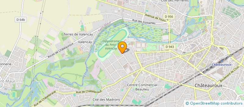 localisation de l'entreprise SCI AUTISSIER CAPUCINES à CHATEAUROUX