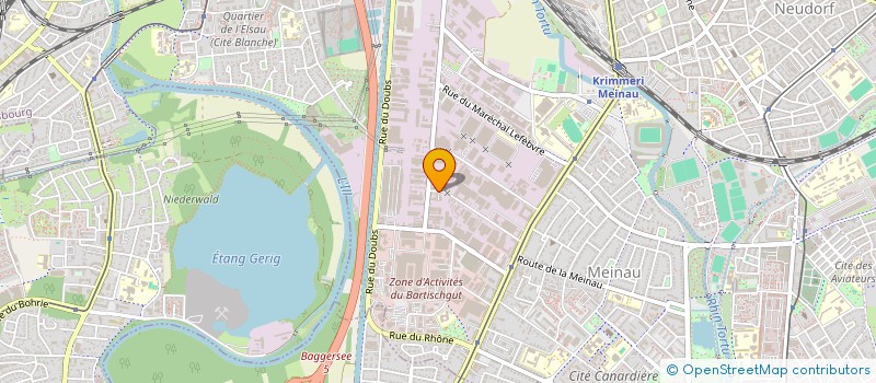 localisation de l'entreprise SCI AUTO BRAVO  STRASBOURG