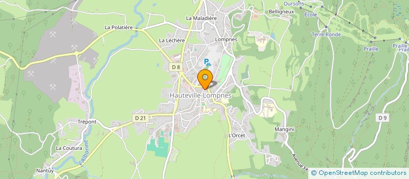 localisation de l'entreprise SCI AUTO CONTROLE  PLATEAU D'HAUTEVILLE