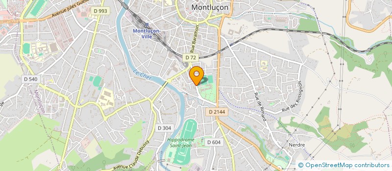 localisation de l'entreprise SCI AUTO VENTE à MONTLUCON