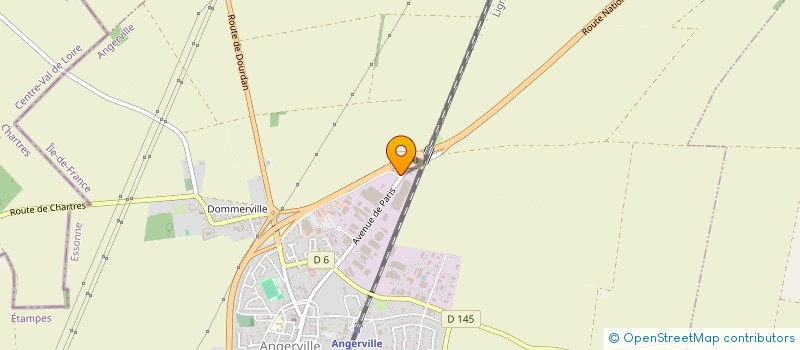 localisation de l'entreprise SCI AUTOCANO IV  ANGERVILLE