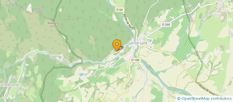 localisation de l'entreprise SCI AUTOMNE  SAINTE-JALLE