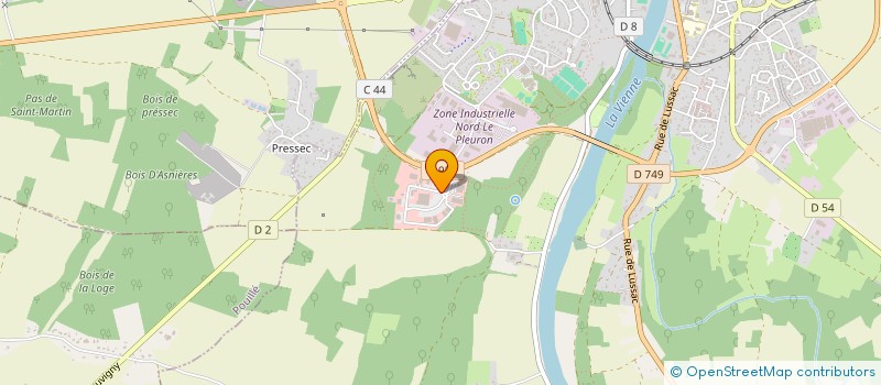 localisation de l'entreprise SCI AUTOMOBILES DE POITIERS  CHAUVIGNY