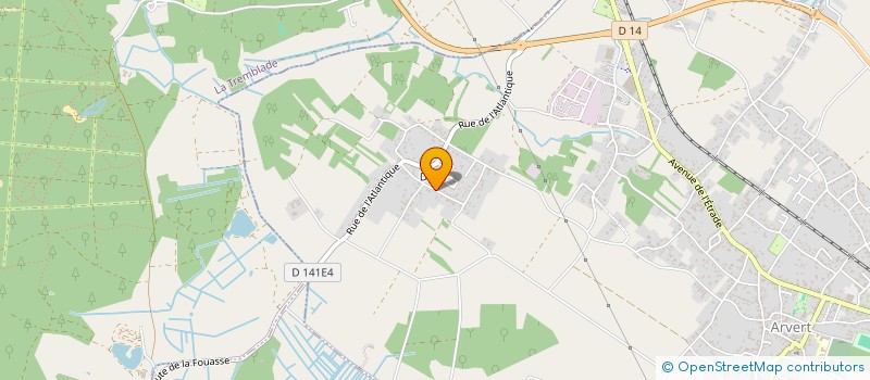 localisation de l'entreprise SCI AUTONIS  ARVERT