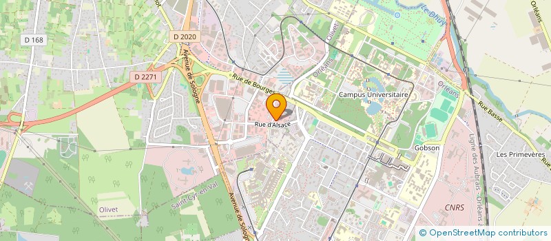 localisation de l'entreprise SCI AUTOPICARDIE à OLIVET