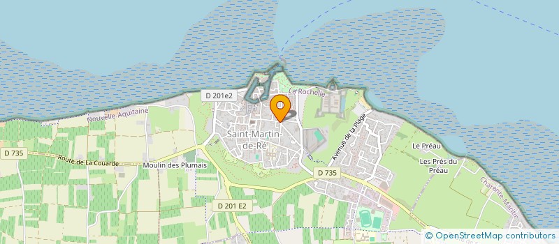 localisation de l'entreprise SCI AUTOUR DU MANGUIER  SAINT-MARTIN-DE-RE