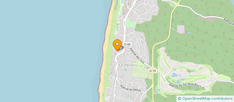 localisation de l'entreprise SCI AUTOUR DU MONDE  SEIGNOSSE