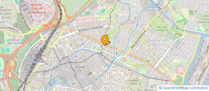 localisation de l'entreprise SCI AUTRE CHOSE  STRASBOURG