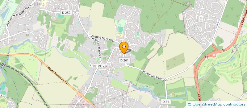 localisation de l'entreprise SCI AUTREMENT  SANTENY