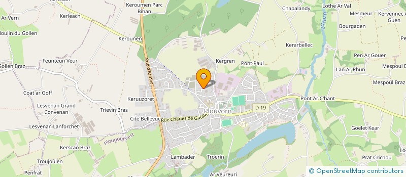 localisation de l'entreprise SCI AUTRET  PLOUVORN