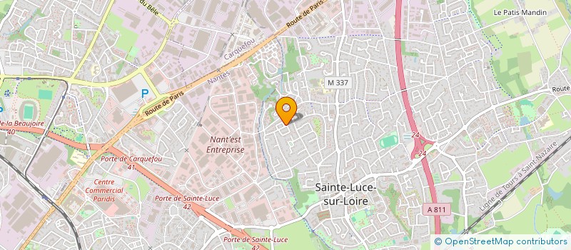 localisation de l'entreprise SCI AUVAPHI  SAINTE-LUCE-SUR-LOIRE