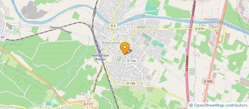 localisation de l'entreprise SCI AUVAREOL  RIVESALTES