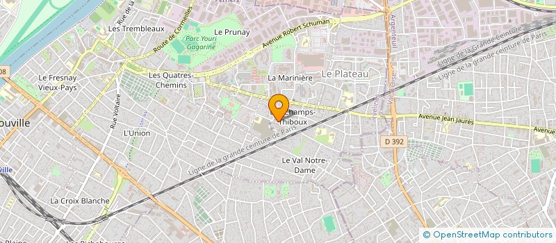 localisation de l'entreprise SCI AUVERGNE  SARTROUVILLE