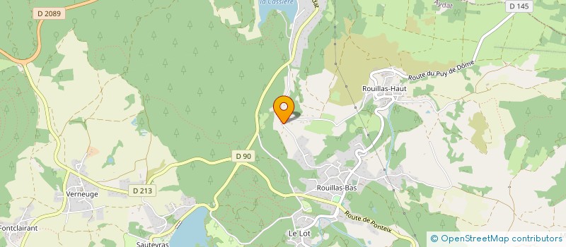 localisation de l'entreprise SCI AUVERGNE  AYDAT