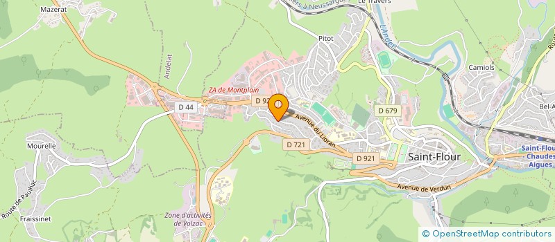 localisation de l'entreprise SCI AUVERGNE GEVAUDAN à SAINT FLOUR