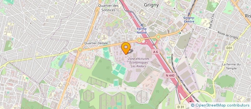 localisation de l'entreprise SCI AUVERNOISE  GRIGNY