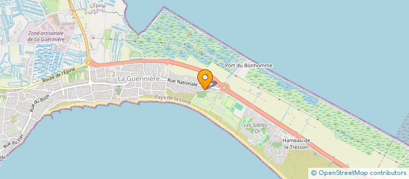 localisation de l'entreprise SCI AUVRAY  LA GUERINIERE